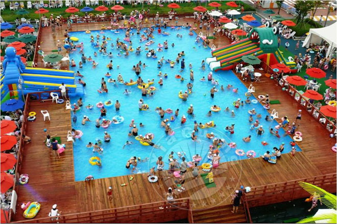 金湾大型游泳池乐园